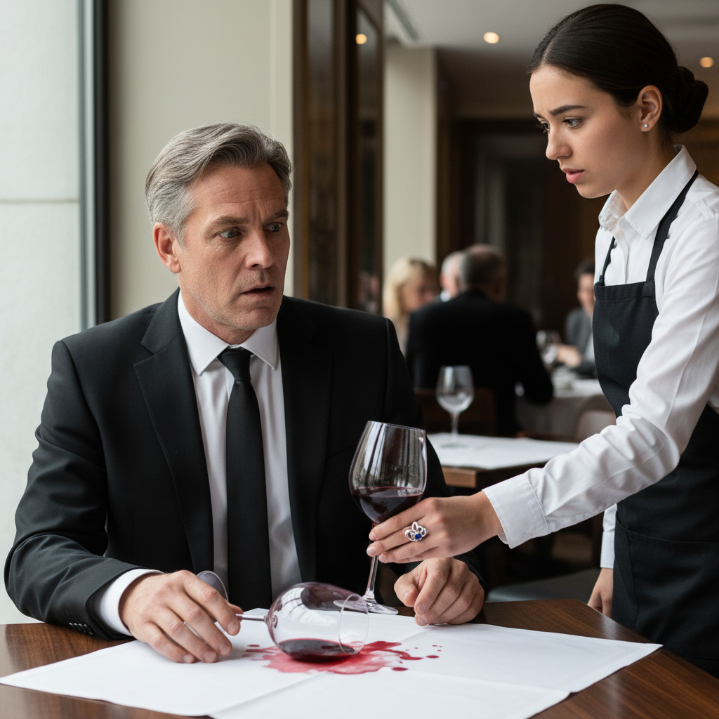 I Was A Waitress Serving A Billionaire When He Saw My Mother’s Ring And Fainted. It Has Been 20 Years Since He Lost His Wife, But My Relative Is Hiding A $2,000,000 Secret About Our Disappearance. That’s When Everything Changed…