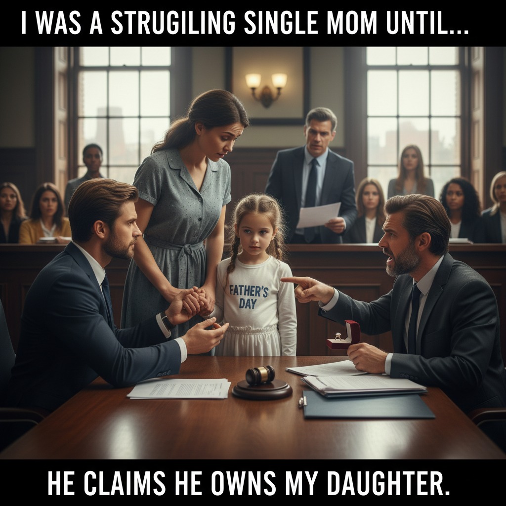 I Was A Struggling Single Mom Until A Billionaire Stepped In To Save My Daughter’s Father’s Day. After He Proposed To Me, My Ex Who Abandoned Us Suddenly Appeared With A Lawyer. He Claims He Owns My Daughter And Demands Everything We Have.