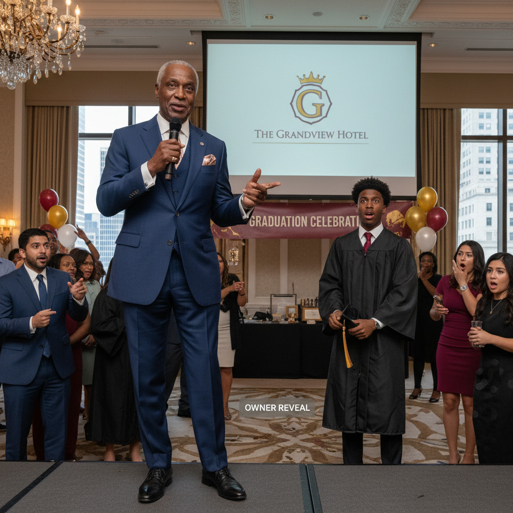 My Grandson Told Me Not To Come To His Graduation Party Because I Look Too Poor And Would Embarrass Him. He Didn’t Realize I Actually Own The $400 Million Hotel Where He’s Hosting The Event. I Walked In Wearing A Custom Suit And Grabbed The Microphone.