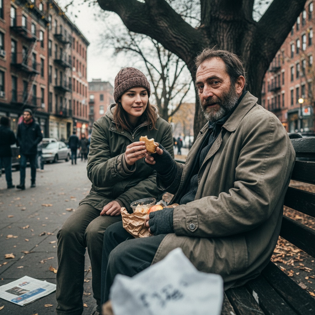 Every Day I Shared My Tiny Dinner With A Homeless Man On A Bench. I Thought I Was Helping Him, But He Was Hiding A Billion-dollar Secret That Would Save My Life. What Would You Do If Your Only Friend Wasn’t Who He Said He Was?