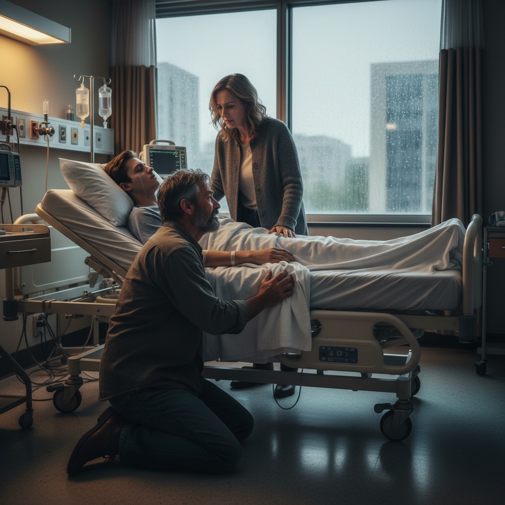 My Ex-husband Threw Us Out During A Storm Because Our Son Was A “defective Product.” 18 Years Later, He Crawled Into My Son’s Hospital Begging For His Life. Who Is The “defective” One Now?