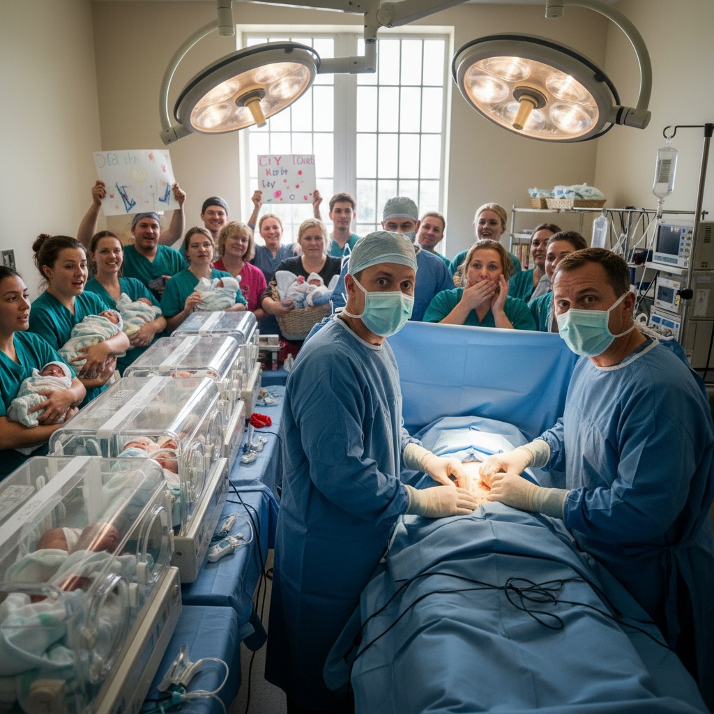 My Ultrasound Confirmed Decuplets And We Spent Months Preparing For A Miracle. But When The Surgery Started, The Doctors Gasped In Horror At What Was Actually Inside Me. How Is This Even Possible?