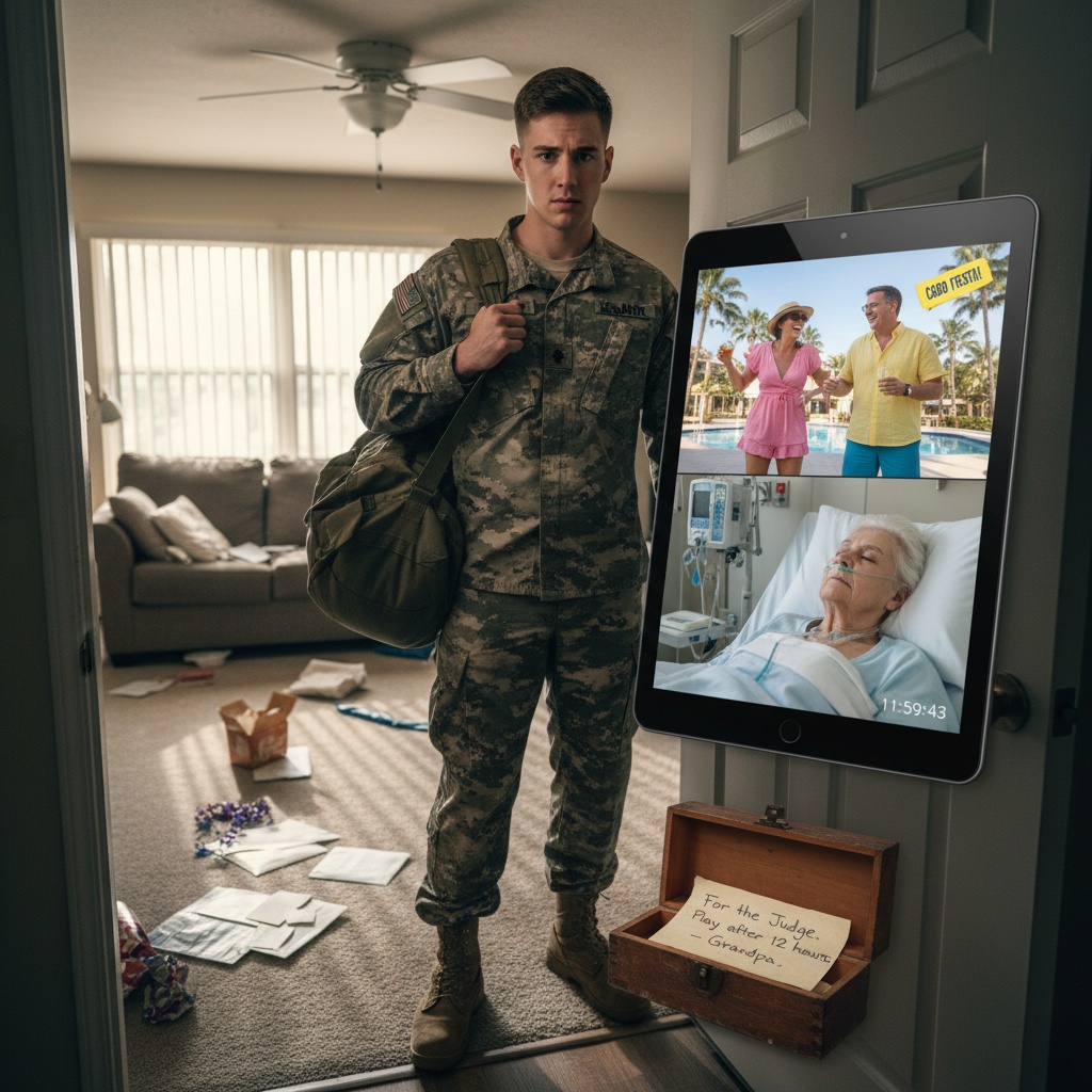 I Came Home From Deployment To My Parents Partying In Cabo While Grandma Was On Life Support. They Didn’t Know Grandpa Left A 12-hour “Trigger Clause” In His Will. Should I Reveal The Secret Video He Left For The Judge?