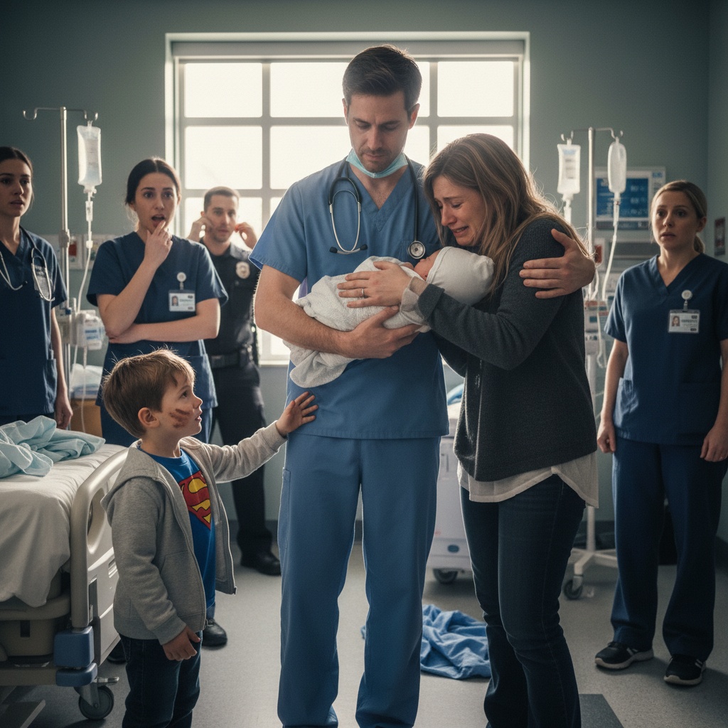 The Doctors Declared My Newborn Son Dead After A Brutal Emergency Surgery. My Older Son Demanded To Say Goodbye To His Brother One Last Time. Now The Entire Hospital Staff Is In Total Shock. What Would You Do In This Situation?