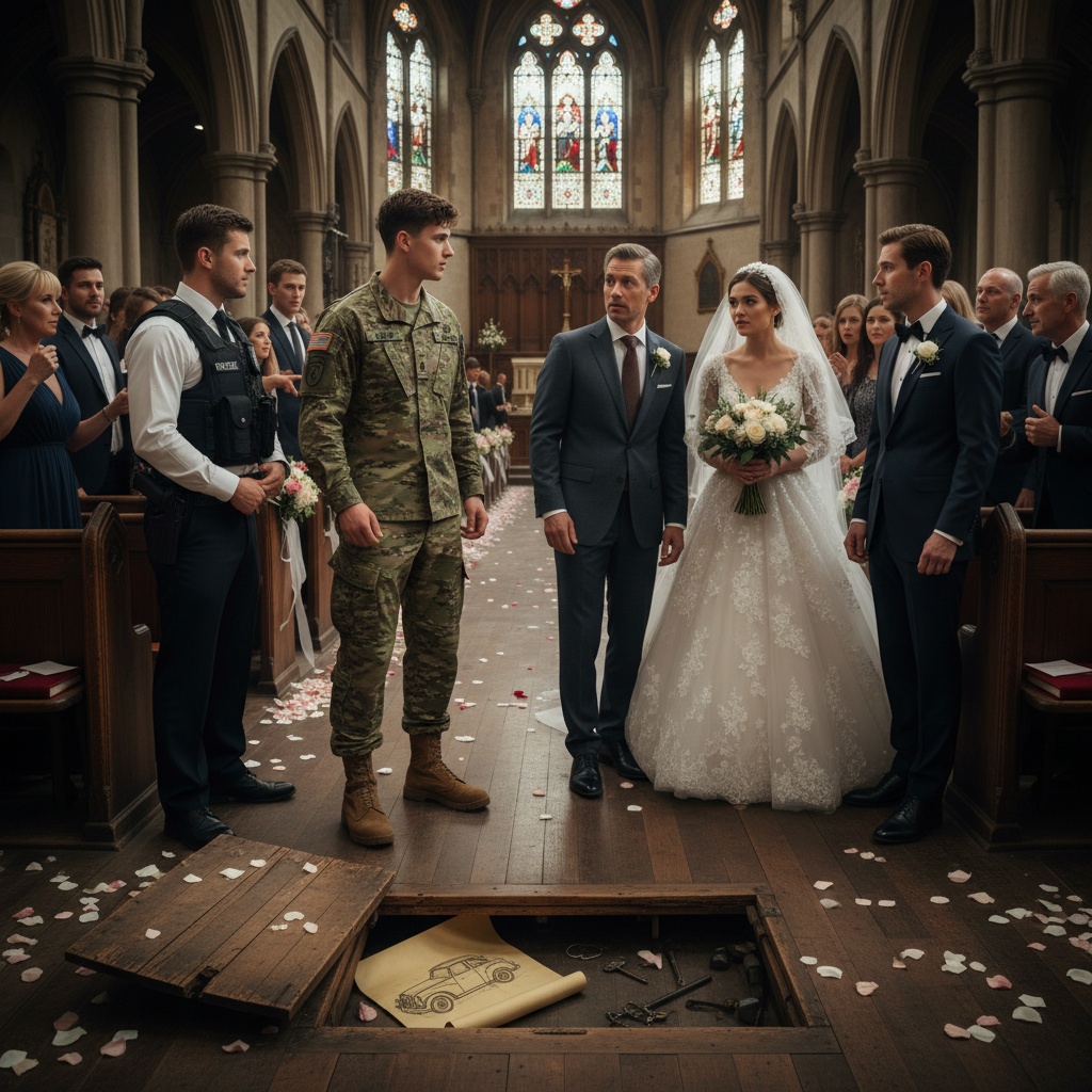 My Father Stole My Heirloom Car And Used The Money To Fund My Brother’s Lavish Wedding While I Was Overseas. But My Grandfather Left A Hidden Message In The Floorboards That Changes Everything. I Just Walked Into The Ceremony With The Military Police, Should I Let Him Go To Jail?