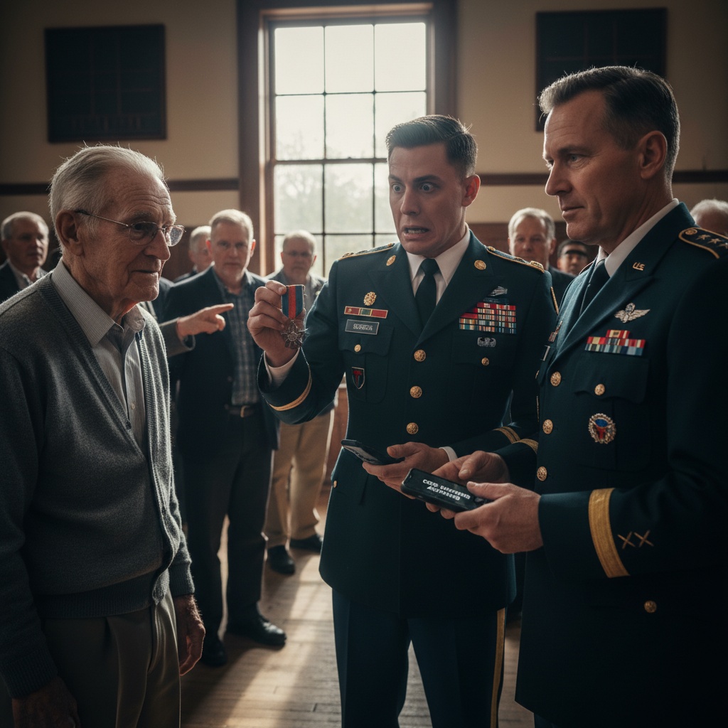 A Lieutenant Bullied An 87-year-old Man And Called His Service Medal A “Cracker Jack Prize.” He Didn’t Realize He Was Talking To “The Shepherd.” When General Peters Triggered “Code Shepherd,” The Look On That Officer’s Face Said It All.