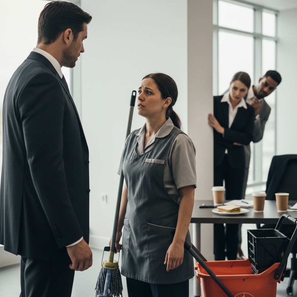 My Coworkers Mocked Me For Not Having A Degree While I Scrubbed Their Toilets. Today I Saved Their 10-million Dollar Deal Using A Language They Didn’t Know I Spoke. Now They Are Terrified. Should I Forgive Them?