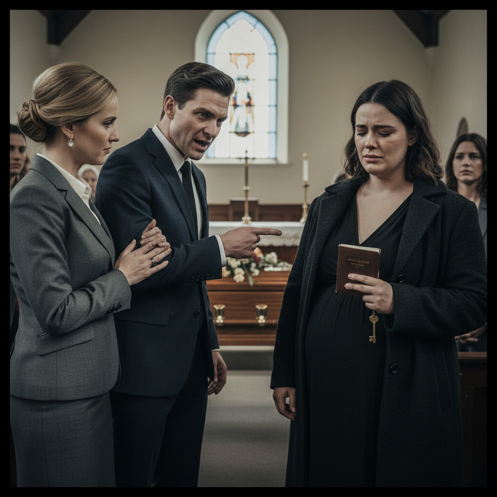 My Husband Divorced Me At My Janitor Father’s Funeral To Marry His Wealthy Boss. He Called Me A Worthless Burden And Mocked My Poverty While I Was Six Months Pregnant. Then I Visited The Bank To Claim My Father’s Secret Inheritance And Everything Changed.