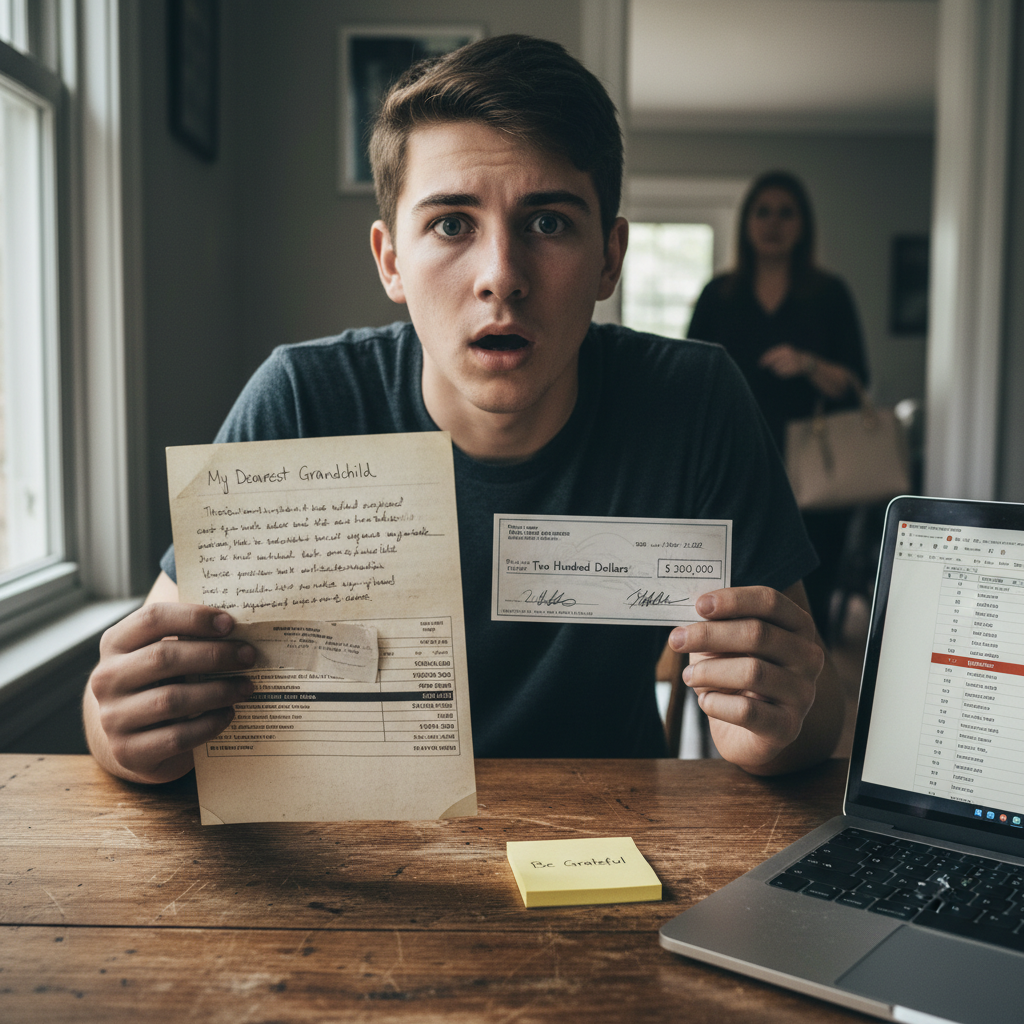 My Grandfather Gifted Me $500,000 For My Future. My Mother Handed Me A Check For Only $200 And Told Me To Be Grateful. I Just Discovered Where The Rest Of The Money Went.