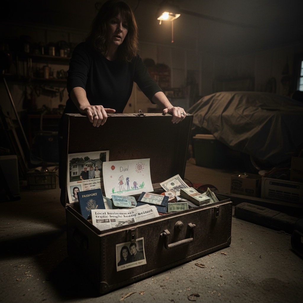 My “Late” Husband Faked His Suicide To Start A Secret Family Just One State Away. I Just Found His Hidden Stash In The Garage After Two Decades. Should I Confront Him Or Just Dismantle His Entire Life?