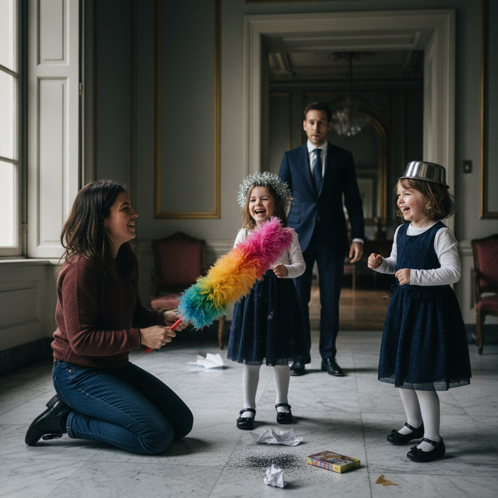 I Was Hired To Care For A Billionaire’s Daughters Who Hadn’t Smiled Since Their Mother Died. I Broke All The House Rules Just To Hear Them Laugh Again, But I Didn’t Know The Boss Was Watching. He Stepped Out From The Shadows And What He Said Changed Everything.