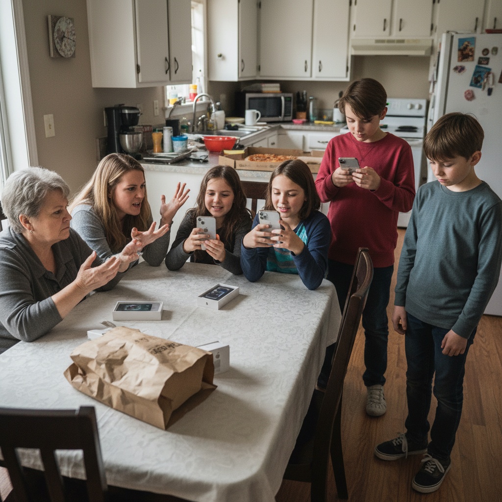 My Mother Gave Iphones To Every Grandkid Except My Son. She Said He Should Be Grateful Just To Be Invited. So I Cancelled Her Car Insurance And My Sister’s Mortgage. Am I The Jerk?