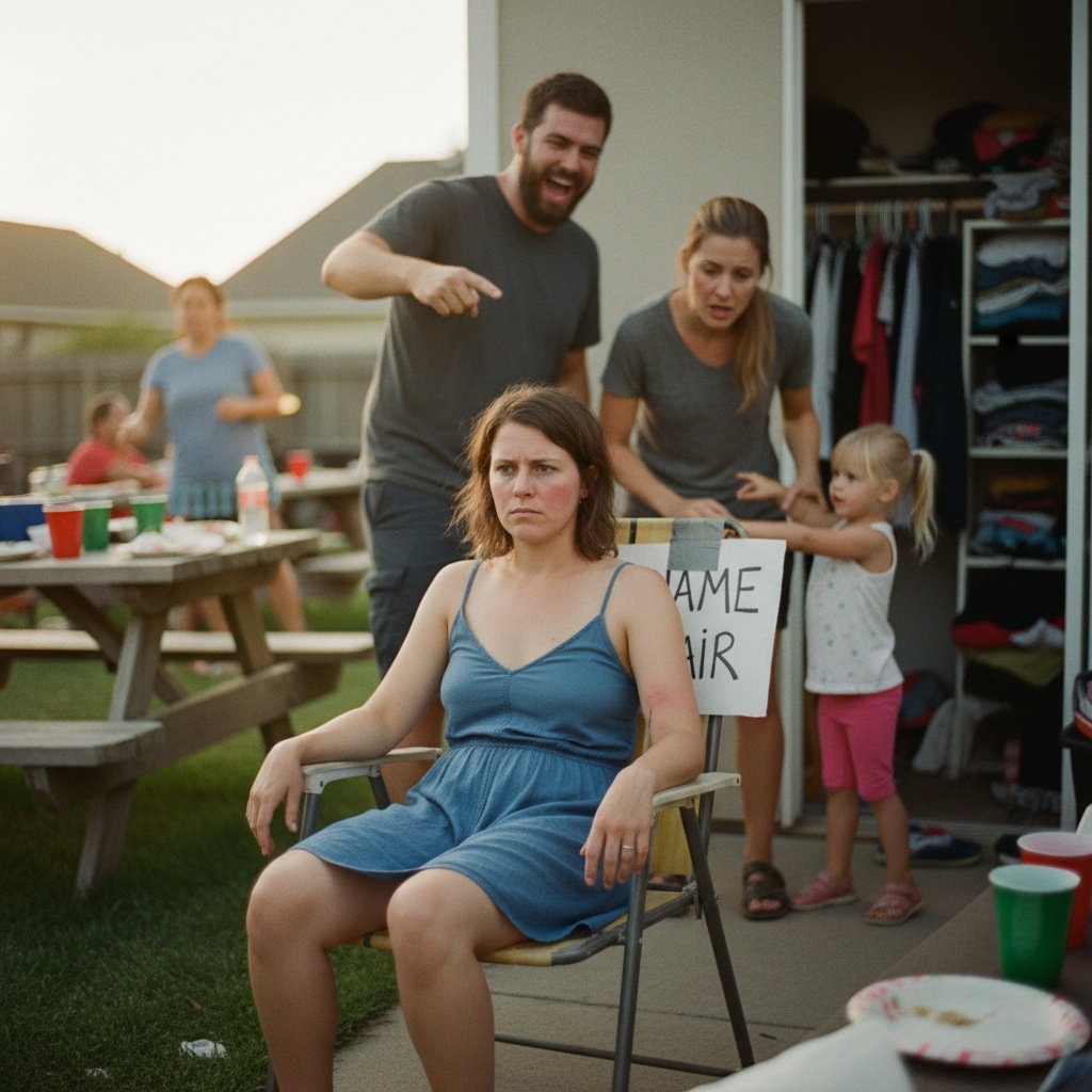 My 7-year-old Niece Slapped Me And Called Me A Slut At A Family Bbq. My Sister Believed Her Husband’s Lies, So I Sat In The “Shame Chair” To Plot My Revenge. Am I The Jerk For Letting Her Discover The Truth From Inside A Closet?