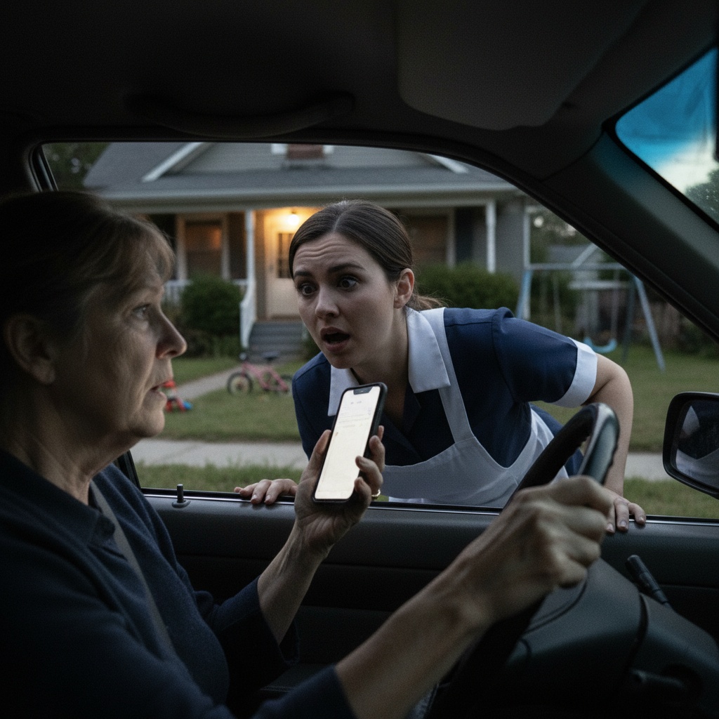 My Estranged Daughter Texted Me For Dinner After A Year Of Silence. As I Pulled Up, Her Maid Jumped In Front Of My Car And Whispered, “Don’t Go Inside, It’s A Trap.” What Do I Do?